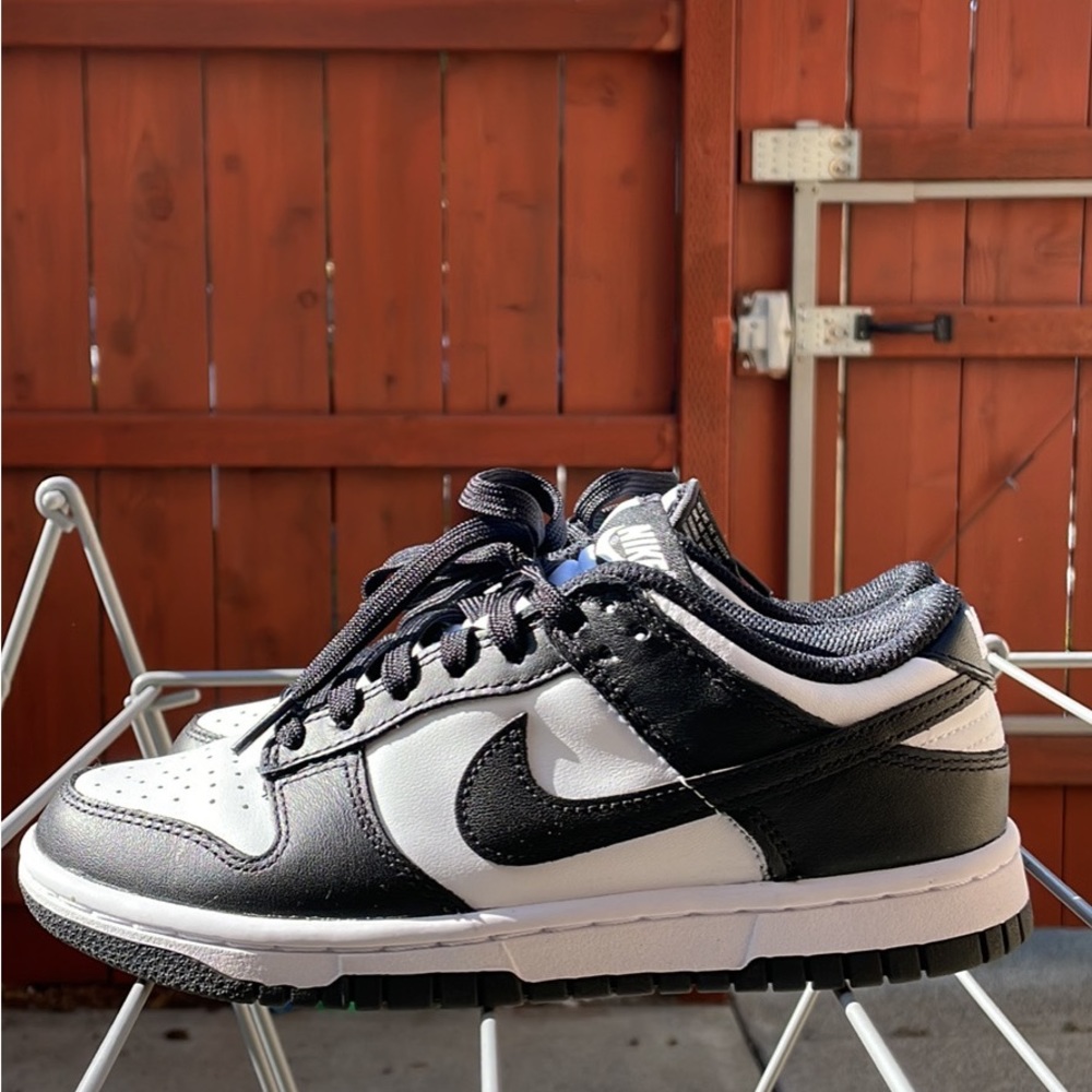 Authentic Nike Dunk Low (Panda) size 5.5 W